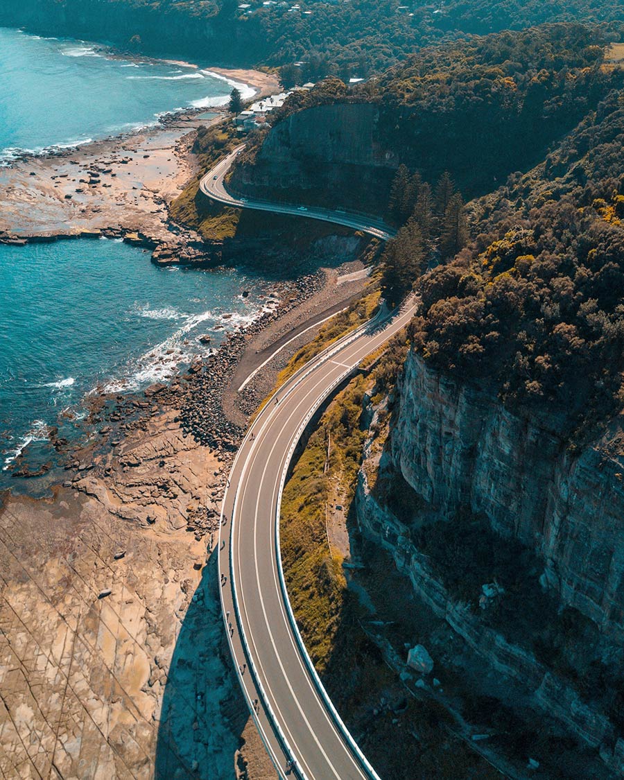 Sea cliff bridge clifton Australia